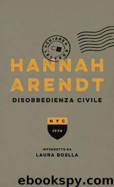Disobbedienza civile by Hannah Arendt