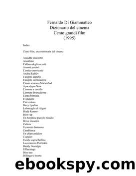 Dizionario del cinema (1995) by Fernaldo Di Giammatteo