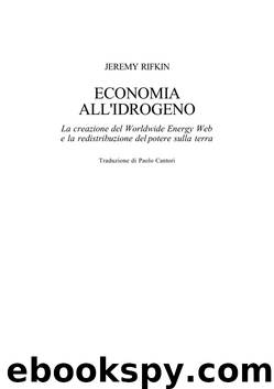 Economia all'Idrogeno by Jeremy Rifkin