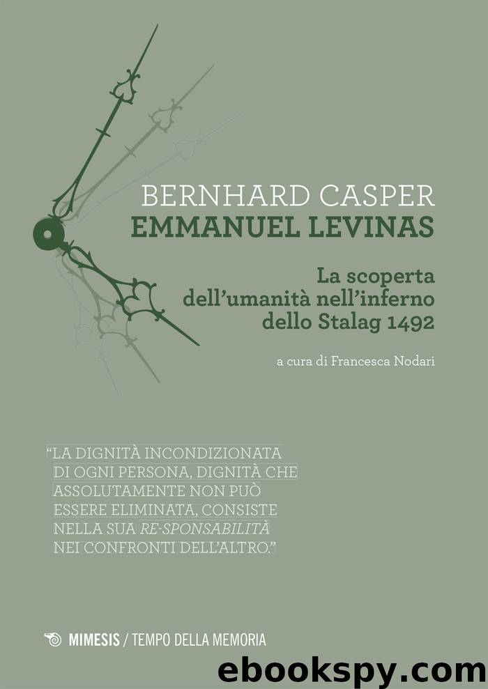 Emmanuel Levinas by Bernhard Casper