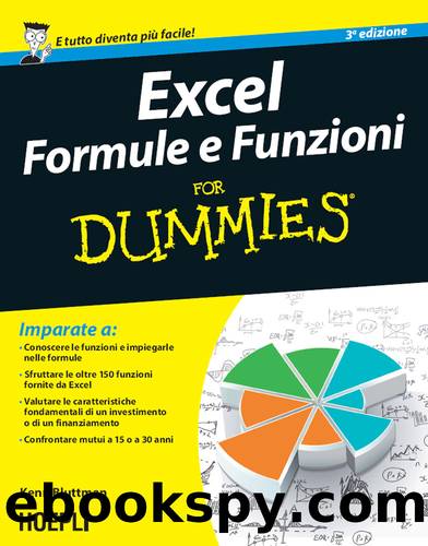 Excel formule e funzioni For Dummies by Kenn Bluttman