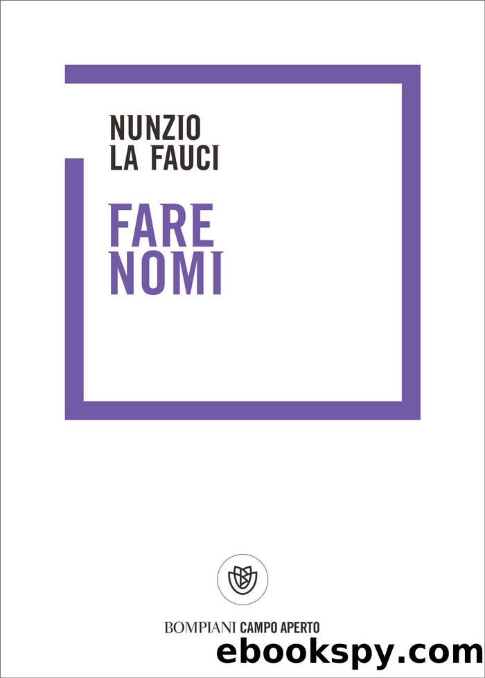 Fare nomi by Nunzio La Fauci