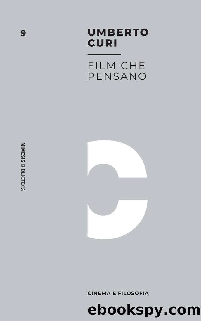 Film che pensano (Italian Edition) by Umberto Curi