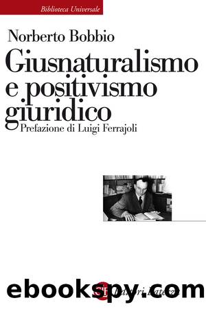 Giusnaturalismo e positivismo giuridico by Norberto Bobbio