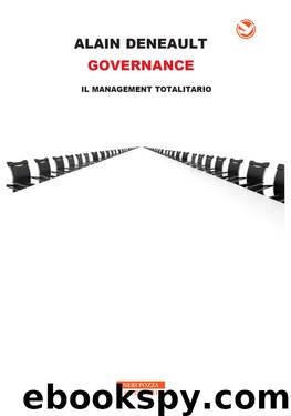 Governance (Italian Edition) by Alain Deneault
