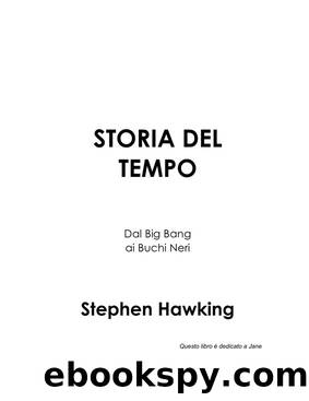 Historia del Tiempo by dal big bang ai buchi neri (1988)