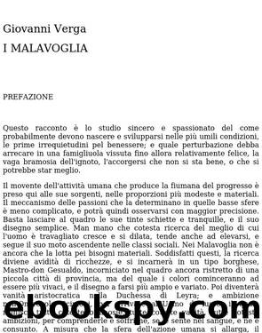 I Malavoglia (Italian Edition) by Giovanni Verga