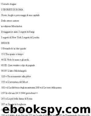 I Segreti Di Roma by Corrado Augias