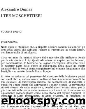 I TRE MOSCHETTIERI by Alexandre Dumas