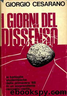 I giorni del dissenso by Giorgio Cesarano