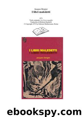 I libri Maledetti by Jacques Bergier