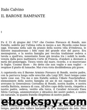 IL BARONE RAMPANTE by Italo Calvino