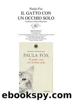 Il Gatto con un occhio solo by Paula Fox
