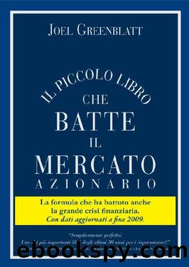 Il Piccolo Libro che Batte il Mercato Azionario (Italian Edition) by Joel Greenblatt
