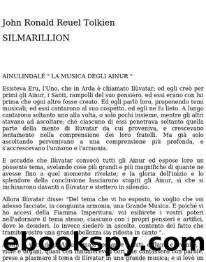 Il Silmarillion by John Ronald Reuel Tolkien