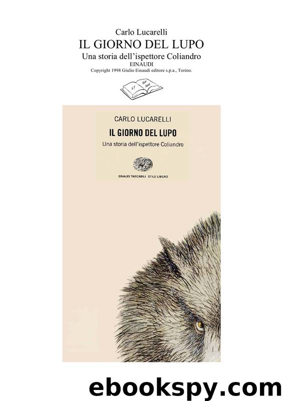 Il giorno del lupo by Carlo Lucarelli