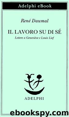 Il lavoro su di sé by René Daumal