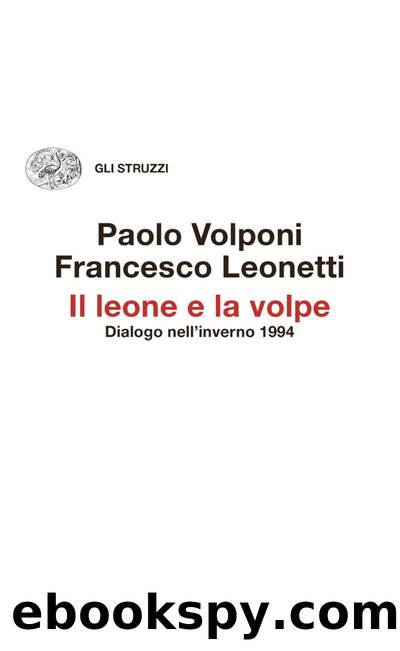Il leone e la volpe by Paolo Volponi & Francesco Leonetti