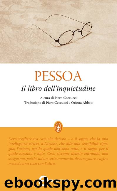 Il libro dell’inquietudine by Fernando Pessoa