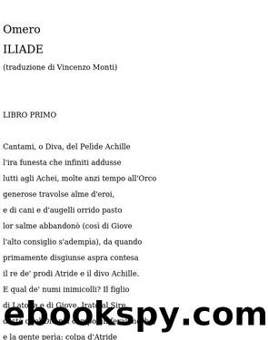 Iliade by omero