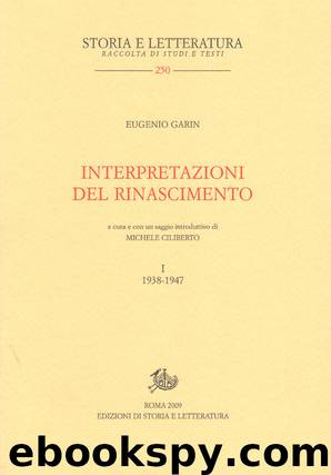Interpretazioni del Rinascimento by Eugenio Garin