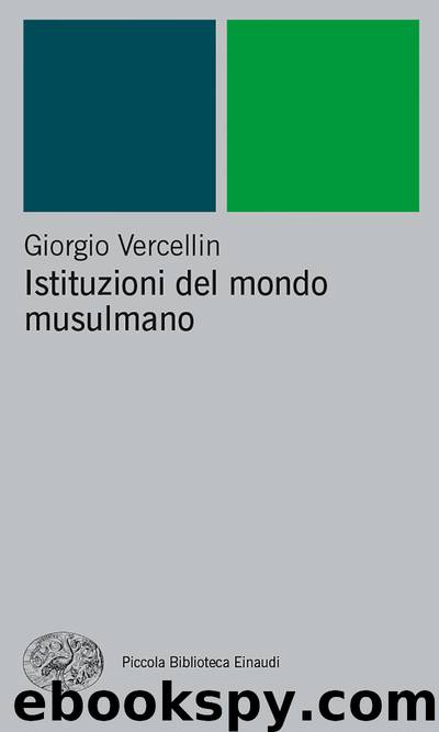 Istituzioni del mondo musulmano by Giorgio Vercellin
