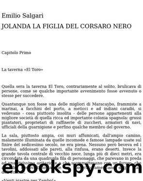JOLANDA LA FIGLIA DEL CORSARO NERO by Emilio Salgari