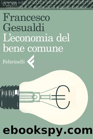 Lâeconomia del bene comune by Francesco Gesualdi