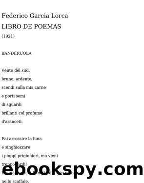 LIBRO DE POEMAS by Federico García Lorca
