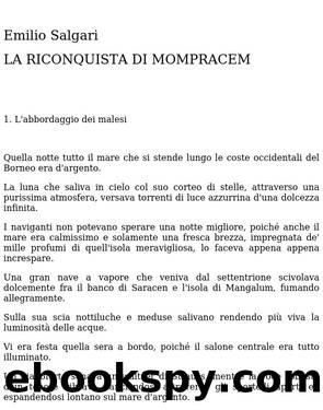 La Riconquista di Mompracem by Emilio Salgari