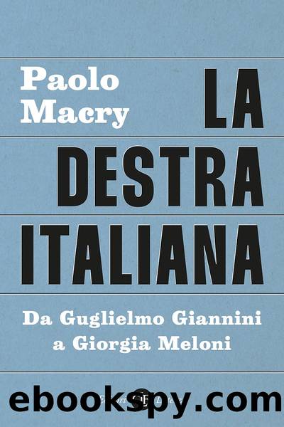 La destra italiana by Paolo Macry