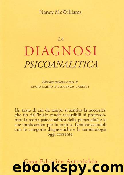 La diagnosi psicoanalitica (2012) by Nancy McWilliams