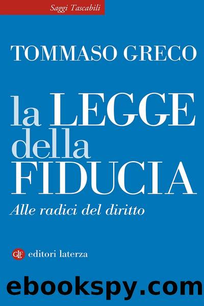 La legge della fiducia by Tommaso Greco