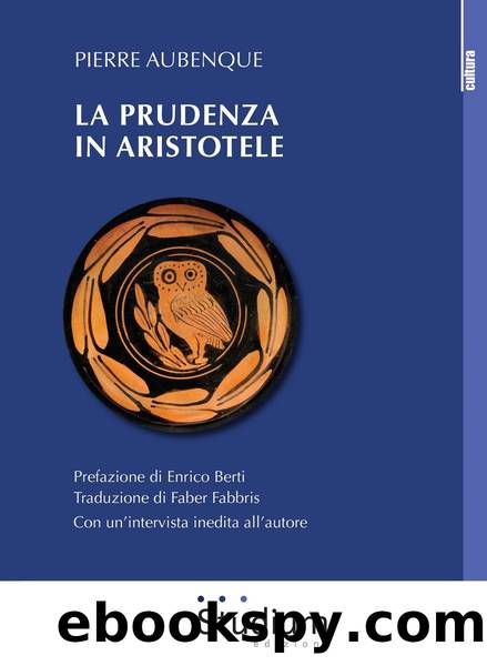 La prudenza in Aristotele by Pierre Aubenque