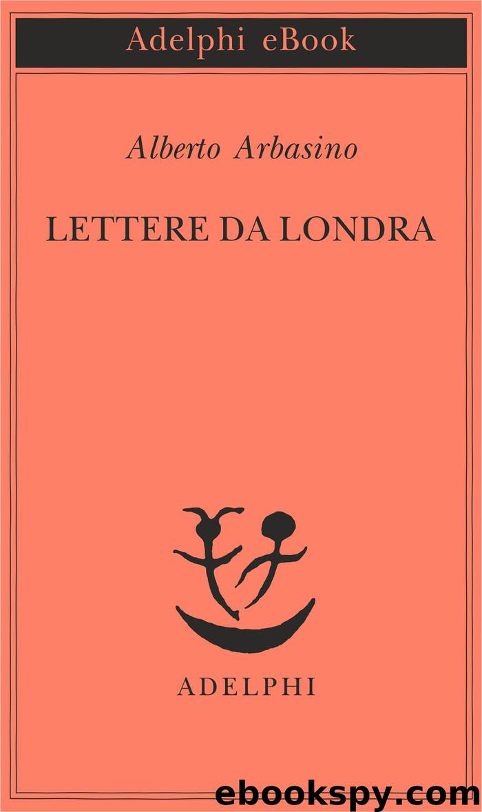Lettere da Londra by Alberto Arbasino