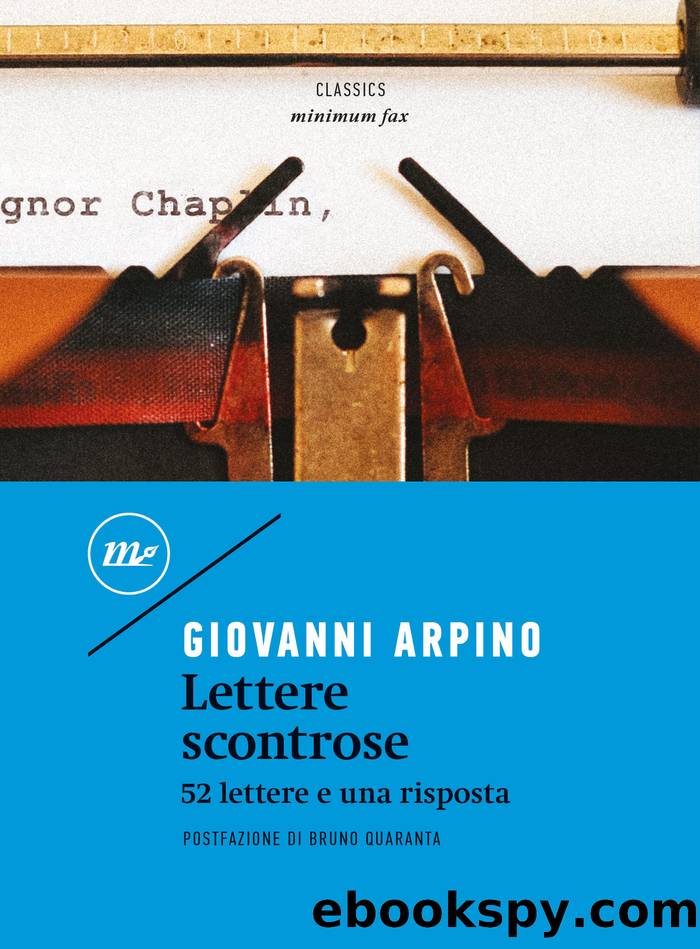 Lettere scontrose by Giovanni Arpino