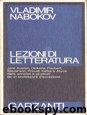 Lezioni di letteratura by Vladimir Nabokov