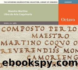 Libro de Arte Coquinaria by Maestro Martino