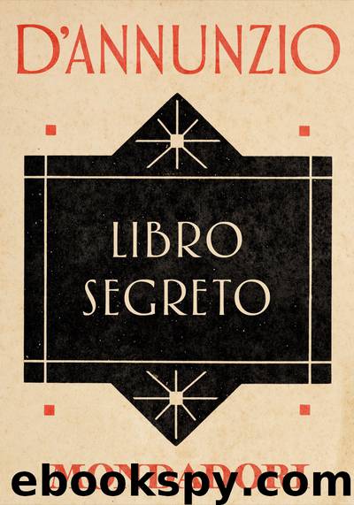 Libro segreto by Gabriele d’Annunzio