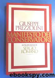 Manifesto dei conservatori by Giuseppe Prezzolini