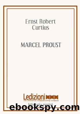 Marcel Proust by Ernst robert Curtius
