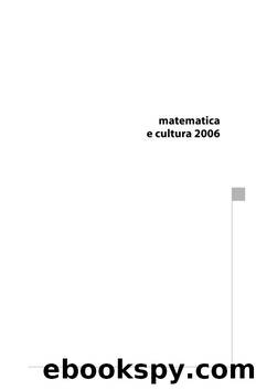 Matematica e cultura 2006 by Michele Emmer