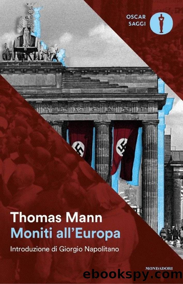 Moniti all'Europa by Thomas Mann