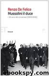 Mussolini Il Duce. Gli Anni Del Consenso (1929-1936) by Renzo de Felice