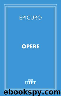 Opere by Epicuro