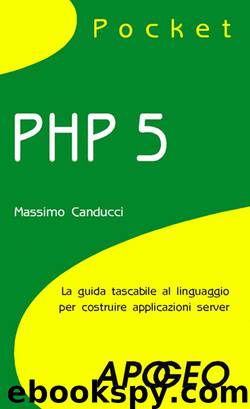 PHP 5 Pocket (Italian Edition) by Massimo Canducci