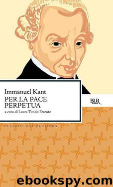 Per la pace perpetua by Immanuel Kant