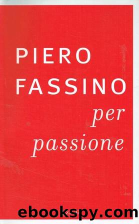 Per passione by Piero Fassino