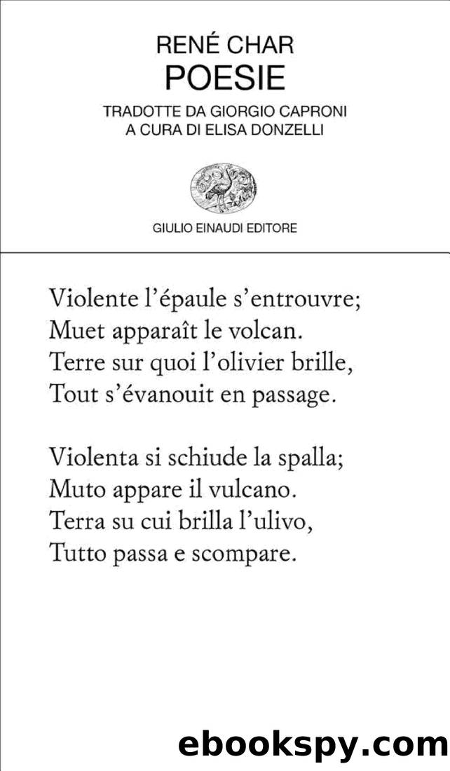 Poesie by René Char