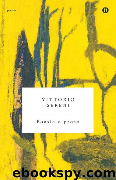 Poesie e prose (Italian Edition) by Vittorio Sereni